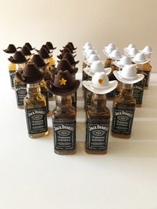 small bottles filled with different flavored items