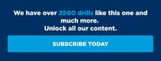 an advertisement with the words, we have over 350 drills like this one and much more unlock