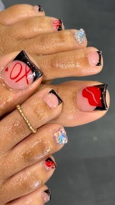 Colorful Toe Nail Designs, Cute Toe Designs, Cute Toes Nails, Nail Toes Ideas, Cute Toe Nails Designs, Acrylic Toes Ideas, Acrylic Toe Nail Designs, Cute Acrylic Toes, Acrylic Nails Toes