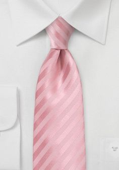 Elevate your style with the Peony Pink Narrow Striped Necktie, a charming accessory that exudes elegance and sophistication. The combination of delicate peony pink and white stripes creates a refined and timeless look that is perfect for any occasion. Whether you're shopping for men's suits or preparing for a wedding, this necktie is a versatile choice that adds a touch of class to your ensemble. The narrow striped pattern adds a modern and dapper touch, making it a stylish accessory for the fas Elegant White Spring Ties, Elegant White Ties For Spring, Elegant Pink Standard Tie, Pink Business Ties For Spring, Elegant Pink Ties For Black Tie Occasions, Classic Pink Tie For Spring, Classic Pink Ties For Spring, Elegant Pink Standard Tie And Accessories, Elegant Pink Standard Tie Suit Accessories