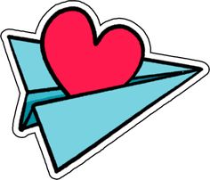 an envelope with a heart in it