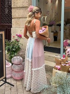 Dirndl Outfit, Backless Dress Summer, Mode Hippie, Bandeau Tops, Strap Dresses, Sleeveless Dresses, Mini Robes, Women Halter, Sleeveless Dress Summer