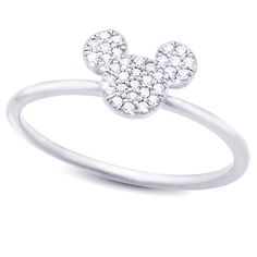 Mickey Mouse Icon Ring by Crislu - Platinum   Simple wish ring. Love this so so much. I dream about this shit. Mouse Ring, Mickey Mouse Ring, Mickey Mouse Icon, Disney Boutique, Disney Rings, Mouse Icon, Disney Belle, Disney Jewelry, Disney Merchandise