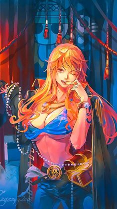 One Piece Fanart Nami, Nami​ One Piece Fanart, One Piece Girl Characters, One Piece Fanart Wallpaper, Nami Wallpapers Iphone, Nami Fanart One Piece, Ace One Piece Fanart, Nami Op, Nami Wallpapers