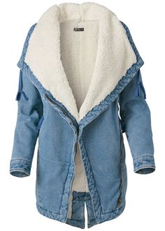 Oversize Style, Sherpa Lined Denim Jacket, Jean Jacket Outfits, Oversize Fashion, Johanna Basford, Work Wear Women, Faux Leather Pants, Sherpa Lined, Denim Coat