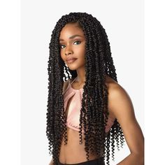 Lulutress Braid Passion Twist 24" Easy-to-style and natural looking Passion Twist style, made with Lulutress Water Wave item Bohemian Braids, Soften Hair, Crochet Braid, Twist Style, Two Fingers, Wave Hair, Trending Hairstyles, Twist Braids, Box Braids Hairstyles