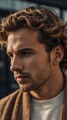 ✨ Learn the secrets to elevate your style with this voluminous Wavy Hair For Men Wavy Hairstyles for Men . Expert styling guide available for head-turning results! Professional results made easy. Minimal maintenance required with Essential hair products. Perfect for special events and includes expert nourishing treatment tips! #WavyHairForMenWavyHairstylesforMen #Hairhead-turningresults #voluminousHair #HairGoals #HairInspo Curly Taper, Hairstyles For Receding Hairline, Wedding Haircut, Framing Highlights, Pompadour Hairstyle