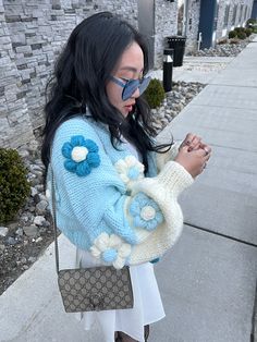 concert fit! originally was gonna see mitski in philly but she postponed so we saw hana vu at milkboy instead! | cardigan from etsy, skirt from shein, purse from gucci, glasses from amazon Shein Purse, Concert Fit, Gucci Glasses, Concert Fits, Purse, Gucci, Concert