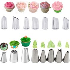 there are many different types of cupcake decorating tools