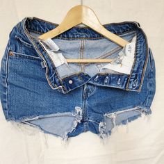 Used Twice But Looks Brand New. Mid-rise Denim Blue Levi's Bottoms, Levi's Mid-rise Denim Blue Bottoms, Levi's Denim Bottoms For Day Out, Levi's Denim Blue High-waisted Shorts, Levi's Mid-rise Bottoms For Day Out, Trendy Summer Levi's Pants, Levi's Mid-rise Blue Bottoms, Levi Shorts, Pants Color