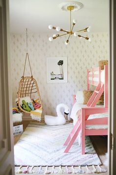 mommo design: HANGING CHAIRS Kids Room Inspiration, Design Del Prodotto, Kids Interior, Big Girl Rooms, Kids Corner, Kids Room Design, Toddler Room, Childrens Bedrooms, Nurseries