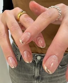 Manicure Aesthetic, Casual Nails, Blush Nails, Tip Nails, Neutral Nails