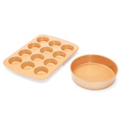 an image of a muffin tray and cupcake pan