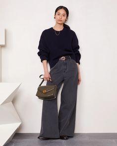 OG - Femme | Women's knitwear – Officine Générale Heavy And Light, Turtleneck Sweaters, Open World, Suit Shirts, Denim Bag, Cashmere Wool, Pant Shirt, Knitted Jumper