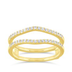 Contour Ring, Ring Enhancer, Yellow Gold, Ring, Yellow, Gold