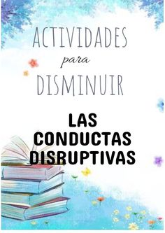 a stack of books with the words las conductas distrutivas written in spanish