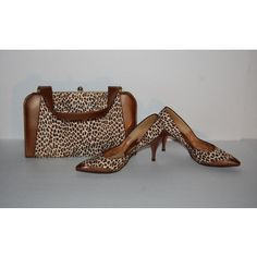 60s Shoes, Shoes And Purse, 60s Women, Bags Online Shopping, Leopard Heels, Leopard Pattern, Handbag Shoes