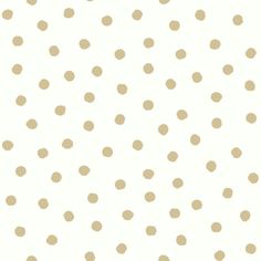 a white background with gold polka dots