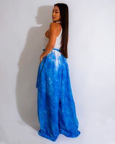 By The Ocean Jumpsuit Classy Tie Dye, Pattern Wide Leg Pants, Summer One Piece, Tie Dye Jumpsuit, Jumpsuit Pattern, By The Ocean, Saved Items, Type Of Pants, How To Look Classy