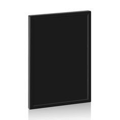 an empty black box on a white background