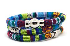 "You are purchasing one 100% woven cotton bracelet or anklet in the color pattern shown in the first listing photo. Lightweight and loose, each piece consists of a single 6mm cord of vegan woven cotton combined with a stainless steel magnetic clasp (clasp is randomly selected - see examples in 2nd photo). Select from the dropdown to choose an anklet or a women's bracelet. Anklets are created in STANDARD ANKLET SIZE 9\" to fit most. Bracelets are created in STANDARD WOMEN'S BRACELET SIZE 7\" to f Cotton Bracelet, Bohemian Bracelet, Muslin Bags, Bohemian Bracelets, Men's Bracelet, Unisex Bracelets, Fabric Tape, Unisex Jewelry, Tape Measure