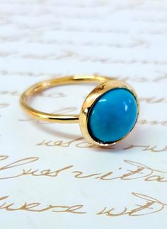 Turquoise Birthstone Ring, Turquoise Ring Gold, Gold Turquoise Ring, Turquoise Birthstone, Turquoise Statement Ring, December Birthstone Ring, Turquoise Gold Ring, Raw Stone Ring, Jewellery Craft