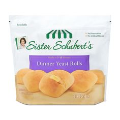 a bag of dinner yeast rolls