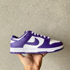 Purple Low Dunks, Purple Dunk Low, Purple Dunks, Nike Dunk Low Purple, Dunk Low Court Purple, Rug Ideas, Dunks Nike, Jordan 1s, Purple Shoes