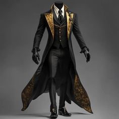 Mens Shirt Pattern, Apocalyptic Clothing, Mens Dress Outfits, Tailored Fashion, Fancy Suit, Cool Coats, Fairytale Fashion, Concept Clothing, Marvelous Designer