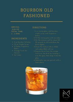 the bourbon old fashioned cocktail recipe