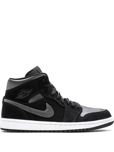 Supplied by a premier sneaker marketplace dealing with unworn, already sold out, in demand rarities. Each product is rigorously inspected by experienced experts guaranteeing authenticity. The iconic Air Jordan 1 Mid is inspired by the original Air Jordan 1 and is a reminder to sneaker-heads how far the brand has come since 1985. Featuring a round toe, contrasting panels, a lace-up front fastening, a logo patch at the tongue and a ridged rubber sole. Sneaker Heads, Original Air Jordans, Men's High Top Sneakers, Air Jordan 1 Mid Se, Jordan Air, Hype Shoes, Air Jordan 1 Mid, Jordan 1 Mid, Air Jordan 1