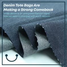 denim tote bags are making a strong comeback