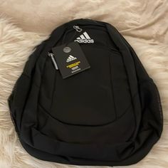 Adidas Backpack Unisex Great For High School And College Student Or A Dad Bag. Adidas Back To School Rectangular Bag, Adidas Bags For Back To School, Adidas Sporty Backpack For Students, Adidas Backpack For Students, Adidas Black Backpack For Everyday, Adidas Black Backpack For Everyday Use, Adidas Black School Bag, Adidas School Bag With Zipper Closure, Adidas Black Backpack For Travel