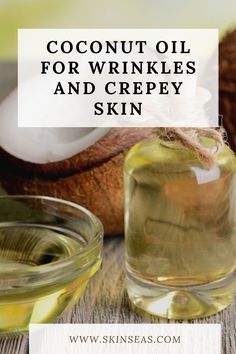 Are you lookin for ways to get rid of wrinkles and crepey skin? Coconut oil may be able to help you with the problem. Check out how you can use coconut oil for wrinkles. Coconut Oil For Wrinkles, Crepe Skin, Wrinkles Remedies Face, Creepy Skin, Coconut Oil Spray, Selfie Filters, Hair Oils, Coconut Oil Uses