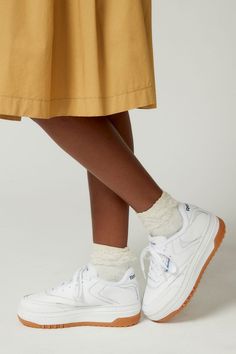 Reebok Club C Extra Platform Sneaker Reebok Classic Club C 85 Outfit, Reebok Club C 85 Outfit Women, Reebok Club C 85 Outfit, Club C 85 Outfit, Reebok Club C Extra, Reebok Outfit, Reebok Classic Club C 85, Platform Outfit, Reebok Classic Club C