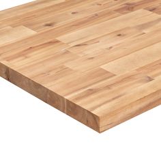 a wooden cutting board on a white background