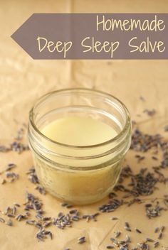 Homemade Deep Sleep Salve DIY Recipe Homemade Beauty