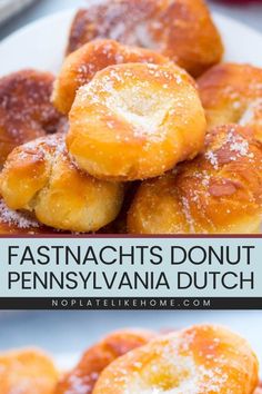 These Fastnachts Donuts are a sweet morning breakfast idea that makes a great addition to your delicious Holiday breakfast recipe! These German doughnuts are dense, fried doughnuts made with yeast and potatoes. Save this pin! Potato Donuts Recipe Baked, Crispy Donut Recipe, Yeast Dessert Recipes, Sweet Potato Donut Recipe, Fried Donut Recipe, Potato Donuts Recipe, Donut Recipe Fried, Best Donut Recipe, Amish Food