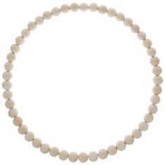 a white beaded bracelet on a white background