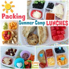 the lunch box is filled with different types of snacks and desserts for kids to enjoy