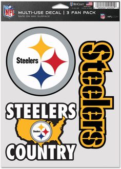 the pittsburgh steeles country decal is shown