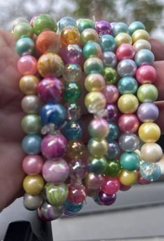 Multicolored bracelets All you have to do is let me know which one you want and if you want a custom-made one, just let me know too Morgan Hill, Wedding Gift Baskets, Handmade Bracelets, Gift Baskets, Let Me Know, Favorite Jewelry, Wedding Gifts, Jewelry Bracelets, Accessory Gift