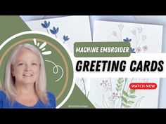 the machine embroiderer greeting cards are on sale for $ 3 99 each