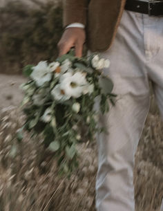 Wild Flower + Greens Wedding Bouquet for a Sunset Elopement - Greens and Whites Sunset Elopement, Green Wedding Bouquet, Adventurous Elopement, Fun Engagement Photos, Engagement Ideas, Wild Flower, Travel Photographer, Green Wedding, Small Wedding