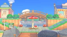 an animal crossing game is shown in this screenshot from mario kart's island