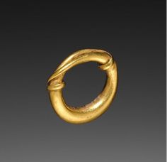 This incredible 22 Karat gold ring recreates an ingenious ancient design for an adjustable ring! The original was found in the area of ancient Parthia, and dates from the first to the second century AD. The two side terminations of the original ring could slide closed (or become nearer to one another) to make the ring larger, or could slide open (or farther apart from one another) to make the ring smaller. "Sapientia" is Latin for "wisdom." Our 22 Karat gold ring is perfect for men and women. It Ancient Jewels, Ancient Jewellery, Historical Jewellery, Ancient Designs, Jewelry Catalog, Medieval Jewelry, Detailed Ring, Ancient Jewelry, Shiny Things