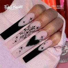 Click here to view more Fofosbeauty Press On Nails at lower price! Fofosbeauty--Press on nails 24 Pieces set 12 different sizes. Artificial nails design your own nails for weddings, parties, weekend dating, or special occasions. Acrylic nails art accessories design 24 pcs set full nail design fake nail tips with free nail glue sticker sheet and mini nail file. These tools can help you wear fake nails better, and the operation is easy and convenient for everyone. Clip-on nails have different size Long Press On Nails, Romantic Nails, Girls Nails, Nail Sizes, False Nail, Nail Supply, Artificial Nails