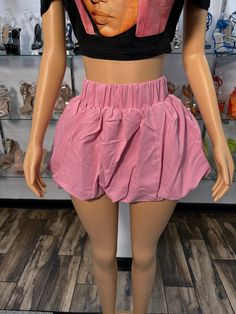 Balloon Skirt - Pink - Head Over Heels: All In One Boutique Bling Heels, Balloon Skirt, Orange Heels, Purple Heels, Yellow Heels, Green Heels, No Closure, Blue Heels, Brown Heels