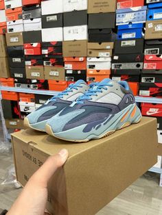 Adidas Yeezy Boost 700 “Carbon Blue” .FW2498 Yeezy Analog, Yeezy 700 Analog, Old Shoes, Shoe Inspo, Size 8 Women