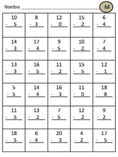 the printable worksheet for addition to subtract numbers and place value